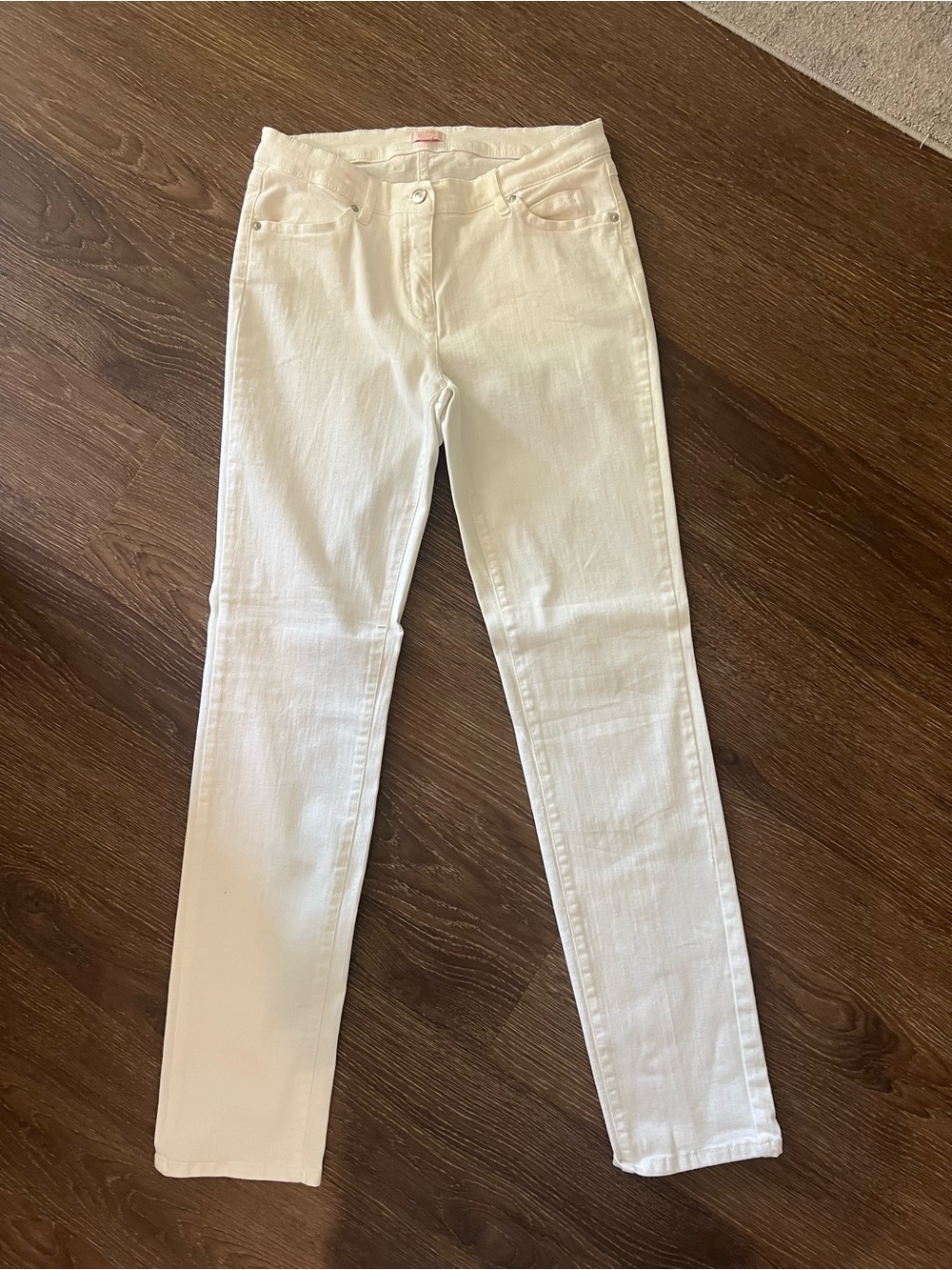 Etcetera White Straight Leg Jeans